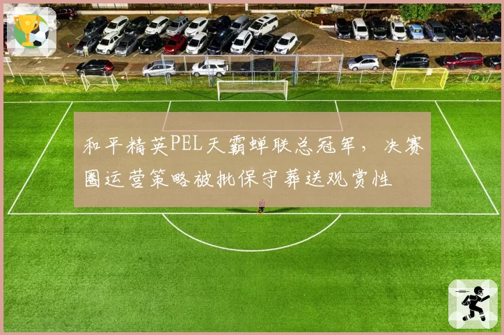 和平精英PEL天霸蝉联总冠军，决赛圈运营策略被批保守葬送观赏性